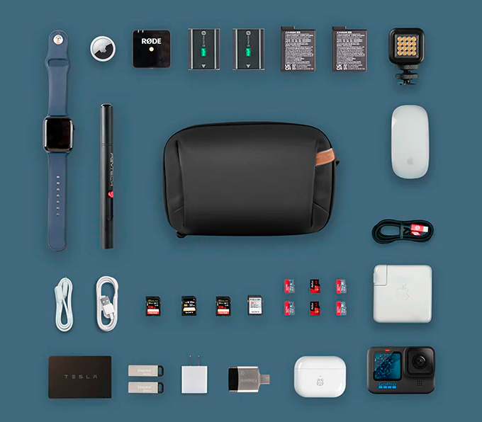 Чехол-органайзер PGYTECH Mini Tech Organizer Moss Green