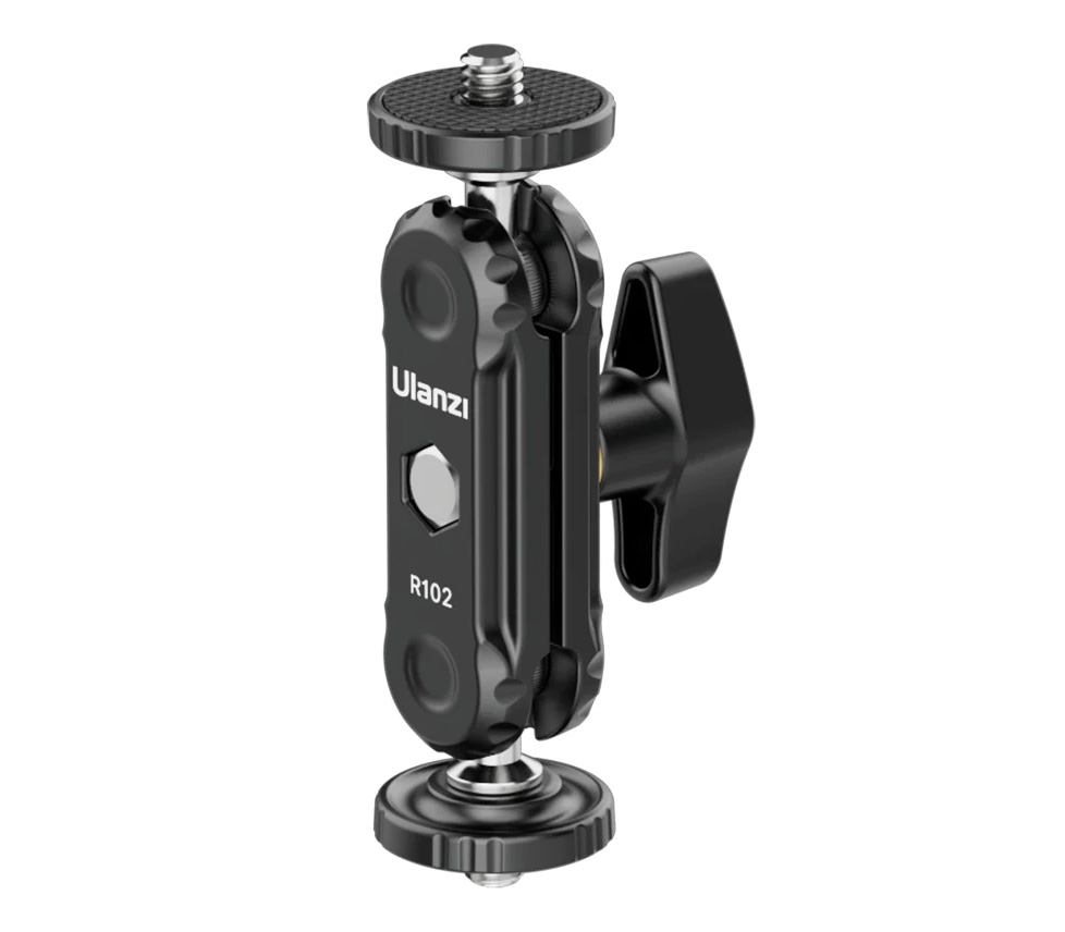 Шарнирный кронштейн Ulanzi R102, винты 1/4", длина 9 см