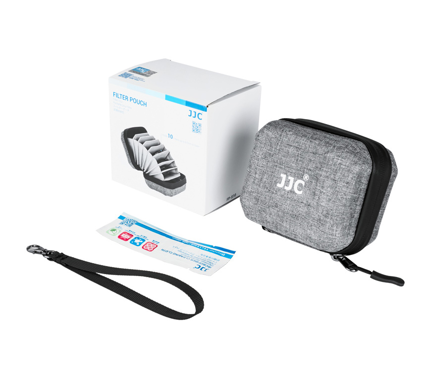 Чехол для светофильтров JJC FP-S10, 10 фильтров до 67 мм, серый