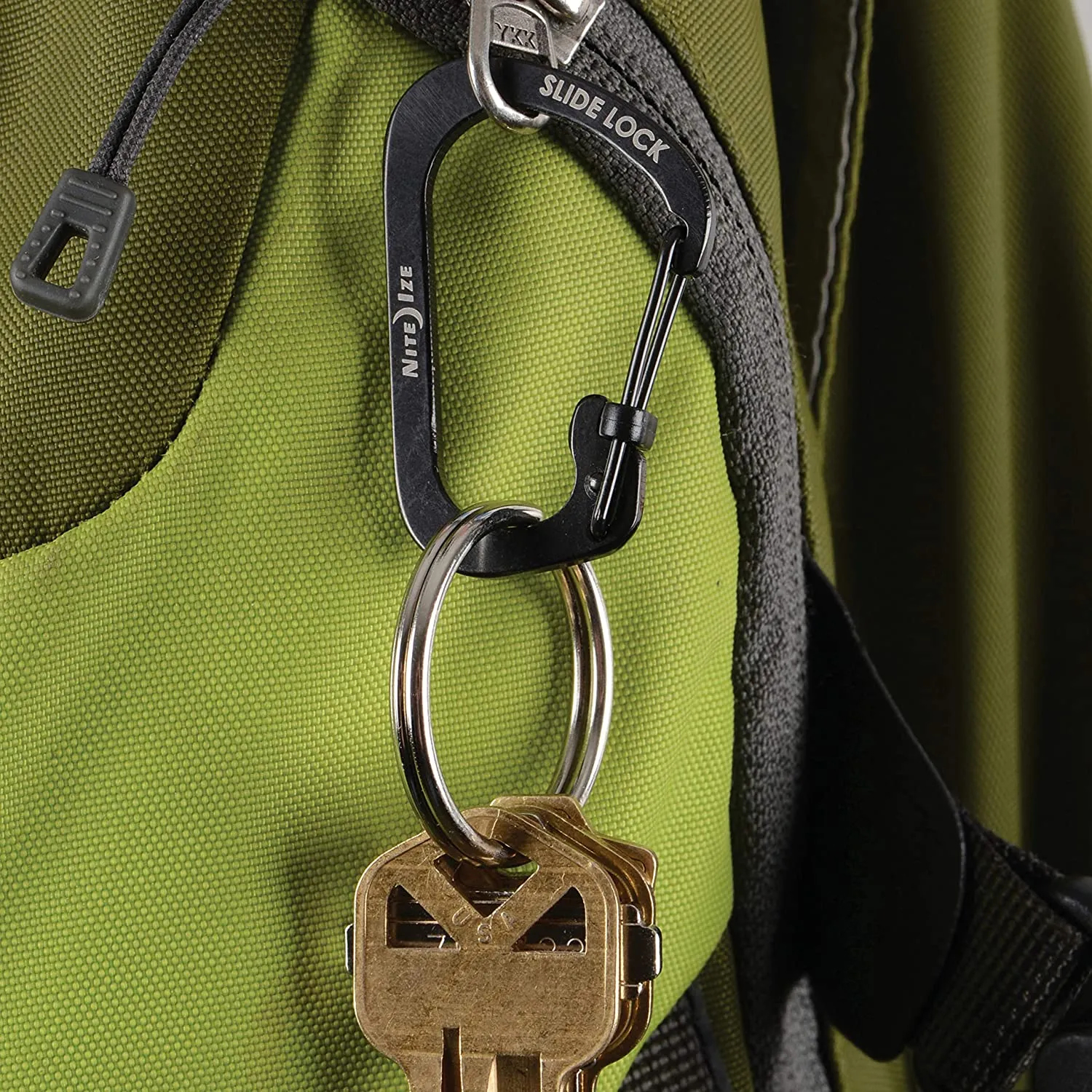 Карабин Nite Ize SlideLock Carabiner, размер 2, черный