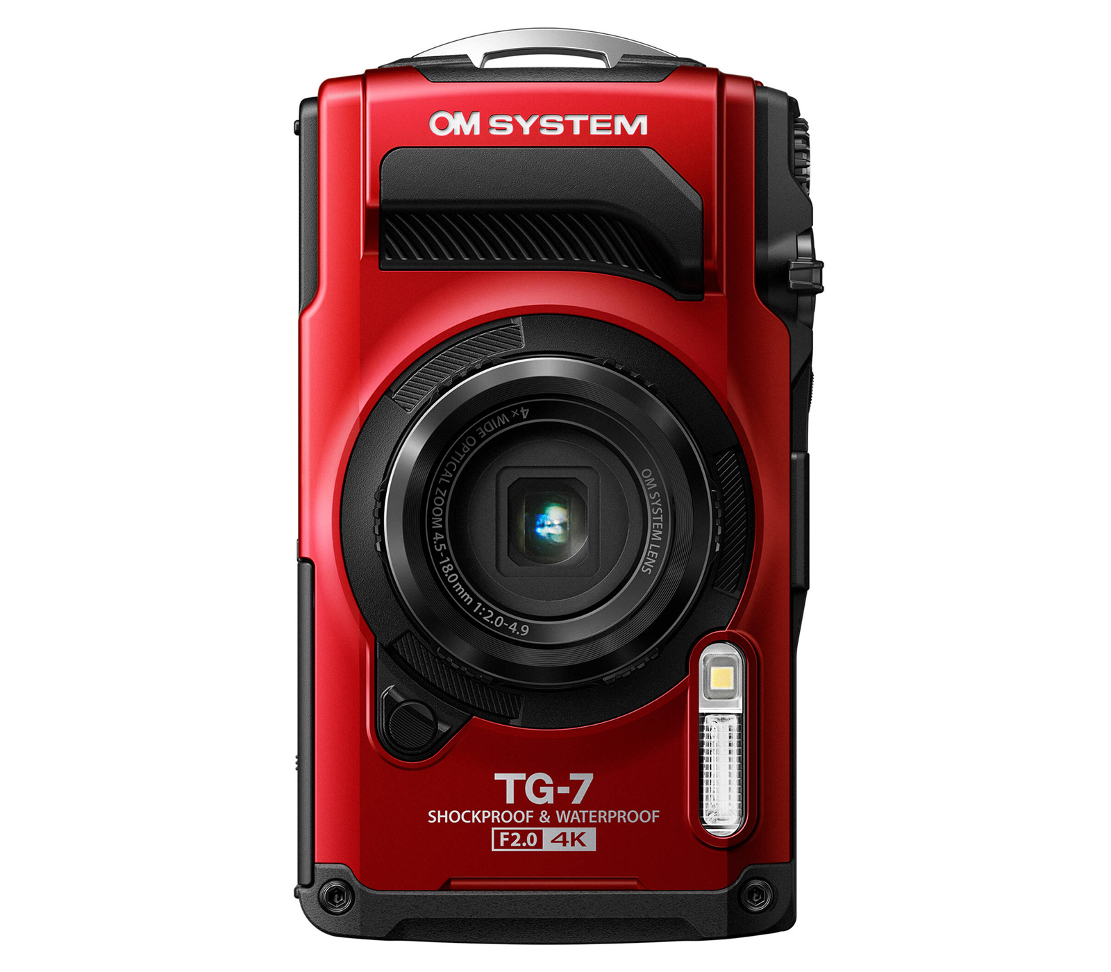 Компактный фотоаппарат OM System Tough TG-7, красный
