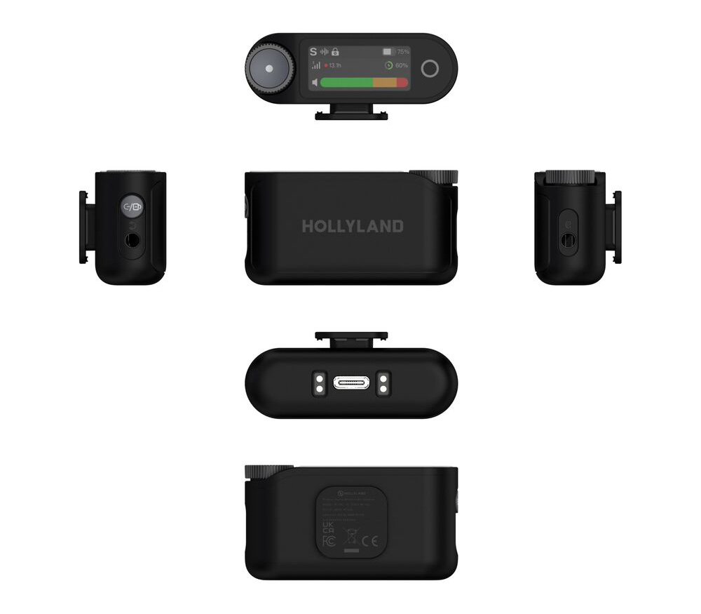 Беспроводная система Hollyland LARK MAX 2 Combo, 2 TX + 2 RX