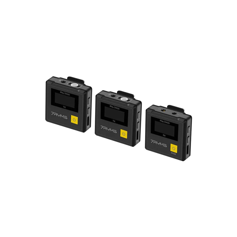Беспроводная система 7Ryms iRay DW20(A) Black,  2,4 ГГц, 2TX+1RX