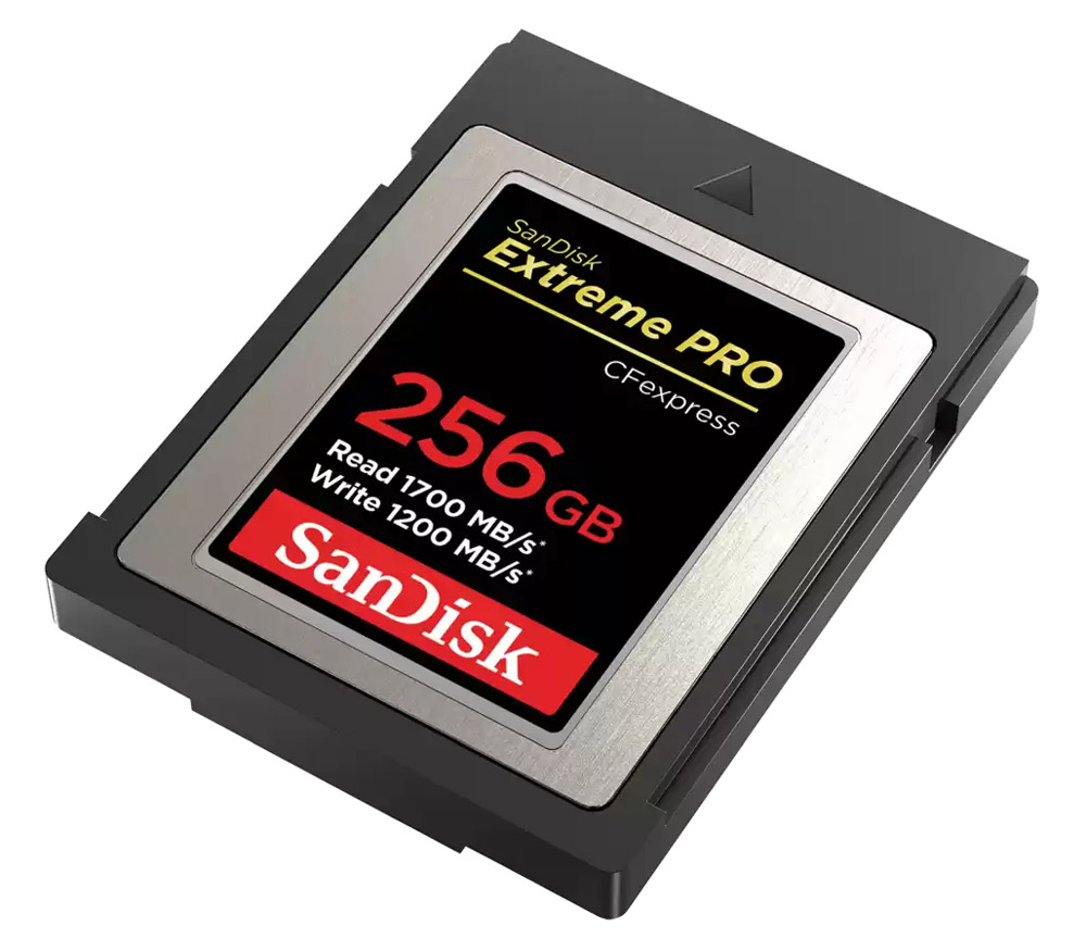 Карта памяти SanDisk CFexpress Type B 256GB Extreme Pro, 1700 / 1200 МБ/с