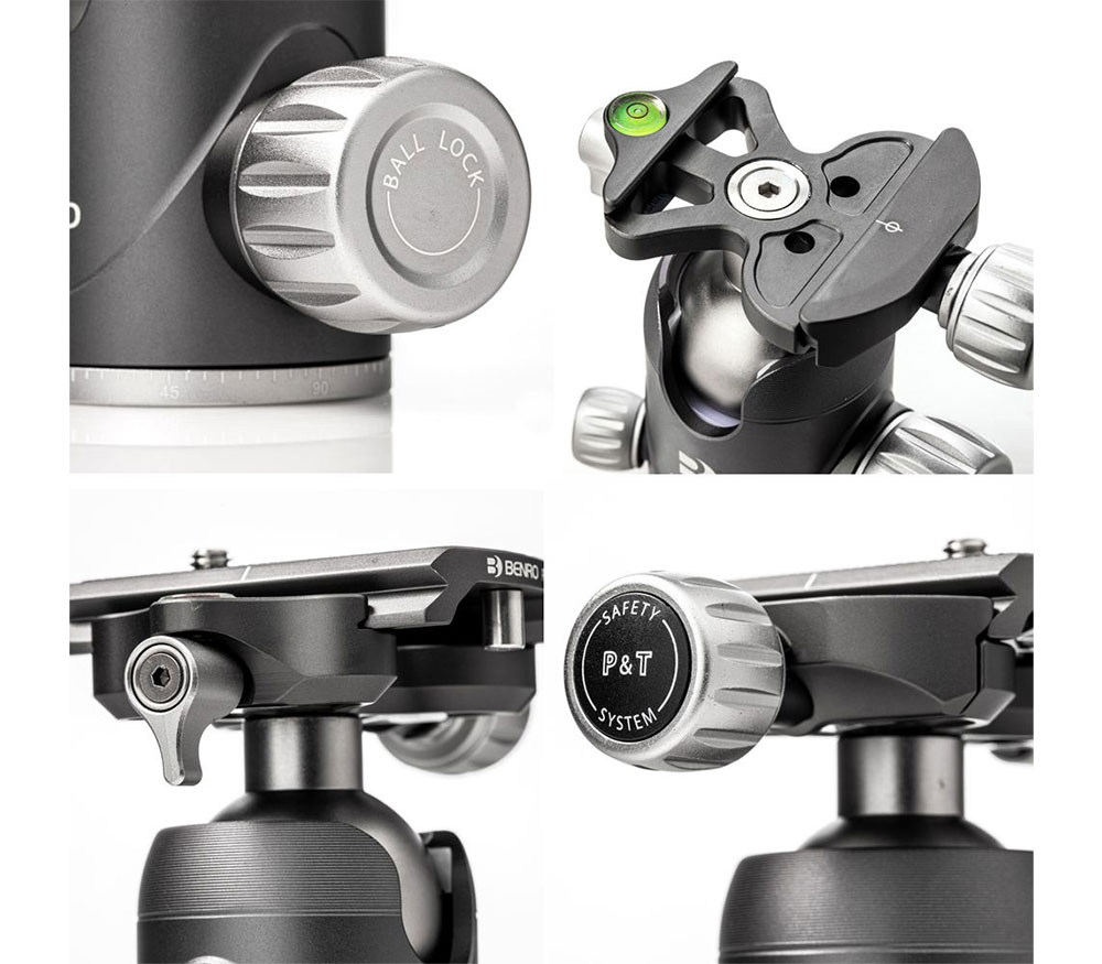 Штатив Benro Rhino FRHN05C с головой VX20, цанговые замки, карбон
