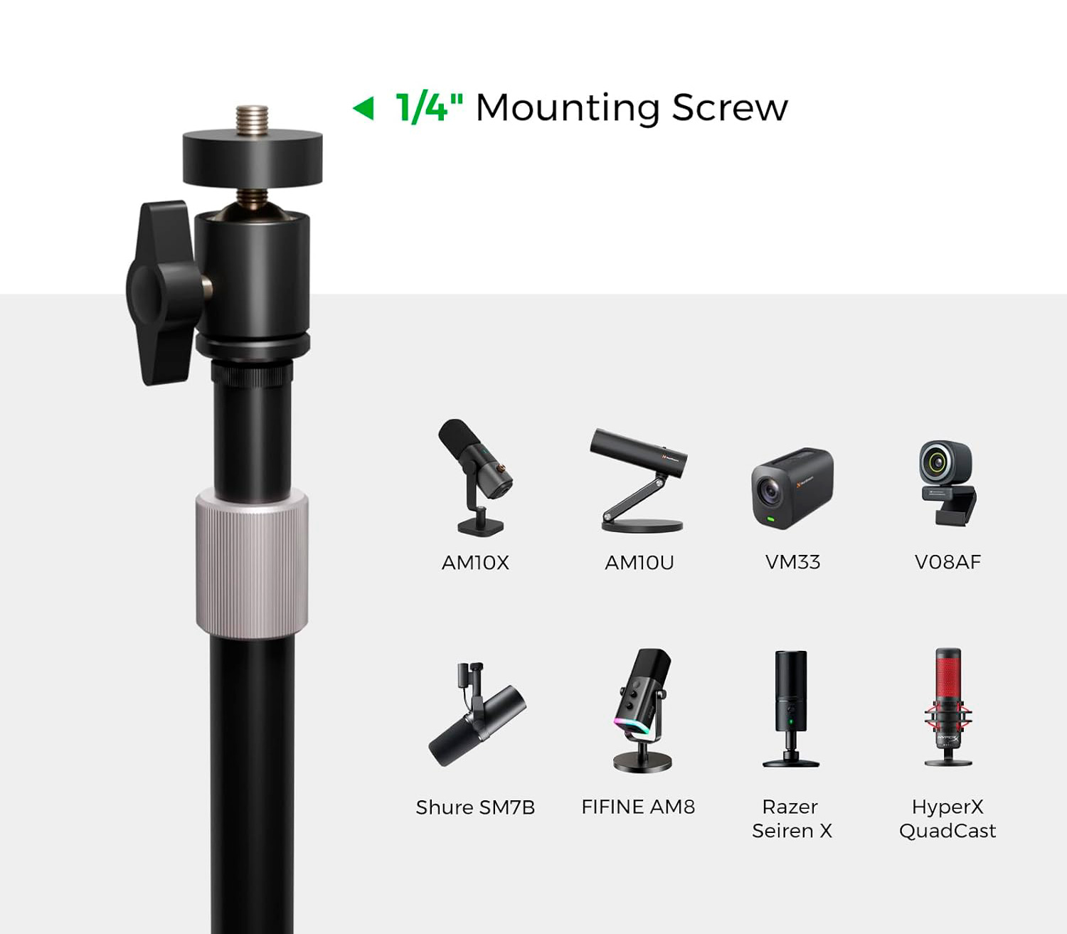 Настольная стойка Nearity NearStream CZS01, для микрофона или веб-камеры (уцененный)