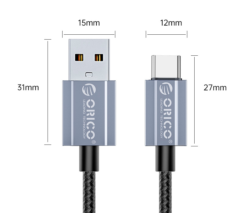 Кабель Orico GQA12-15, USB 2.0 Type-A / Lightning, до 12 Вт, 1.5 м