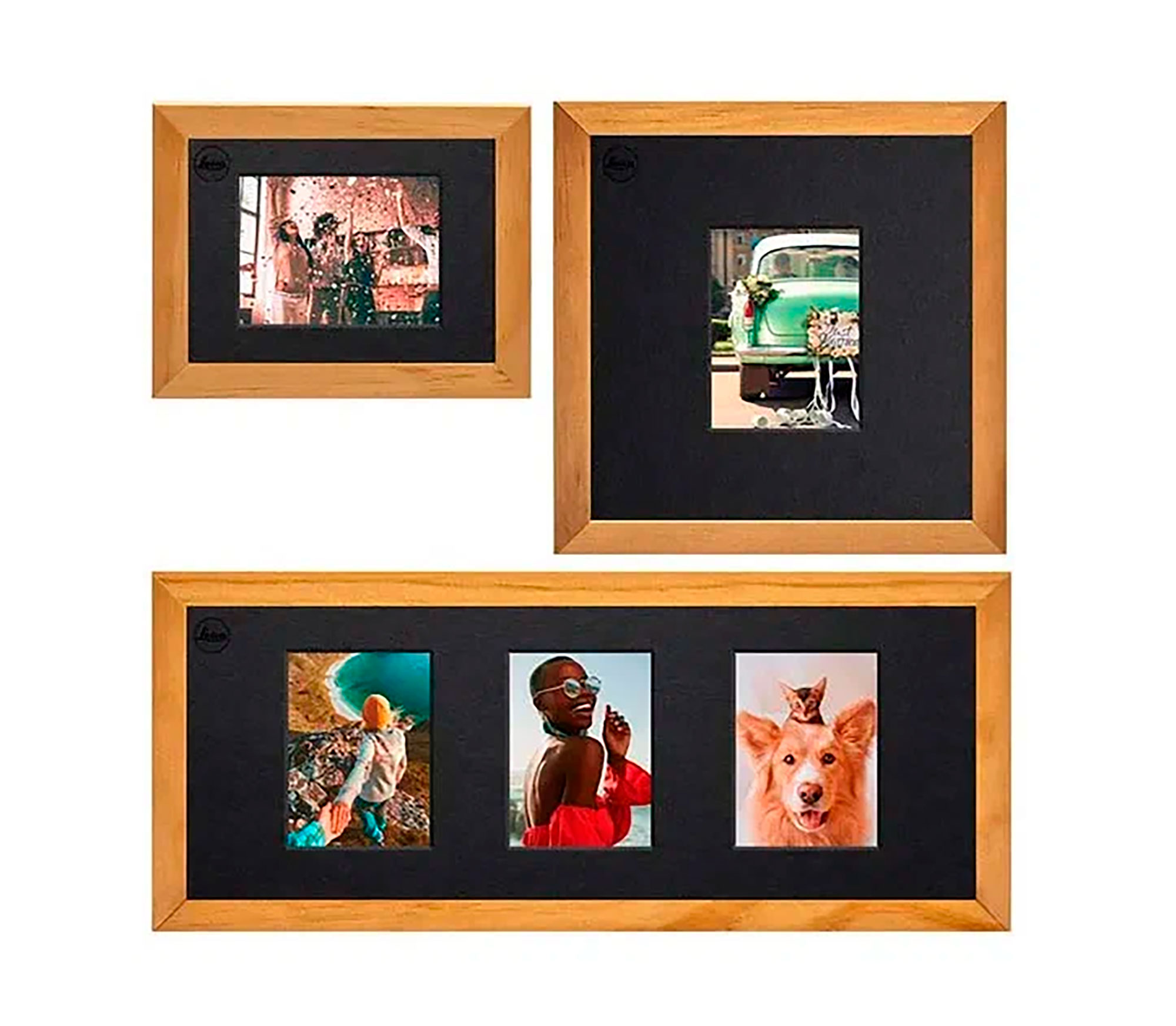 Набор рамок Leica для фотографий SOFORT, сосна