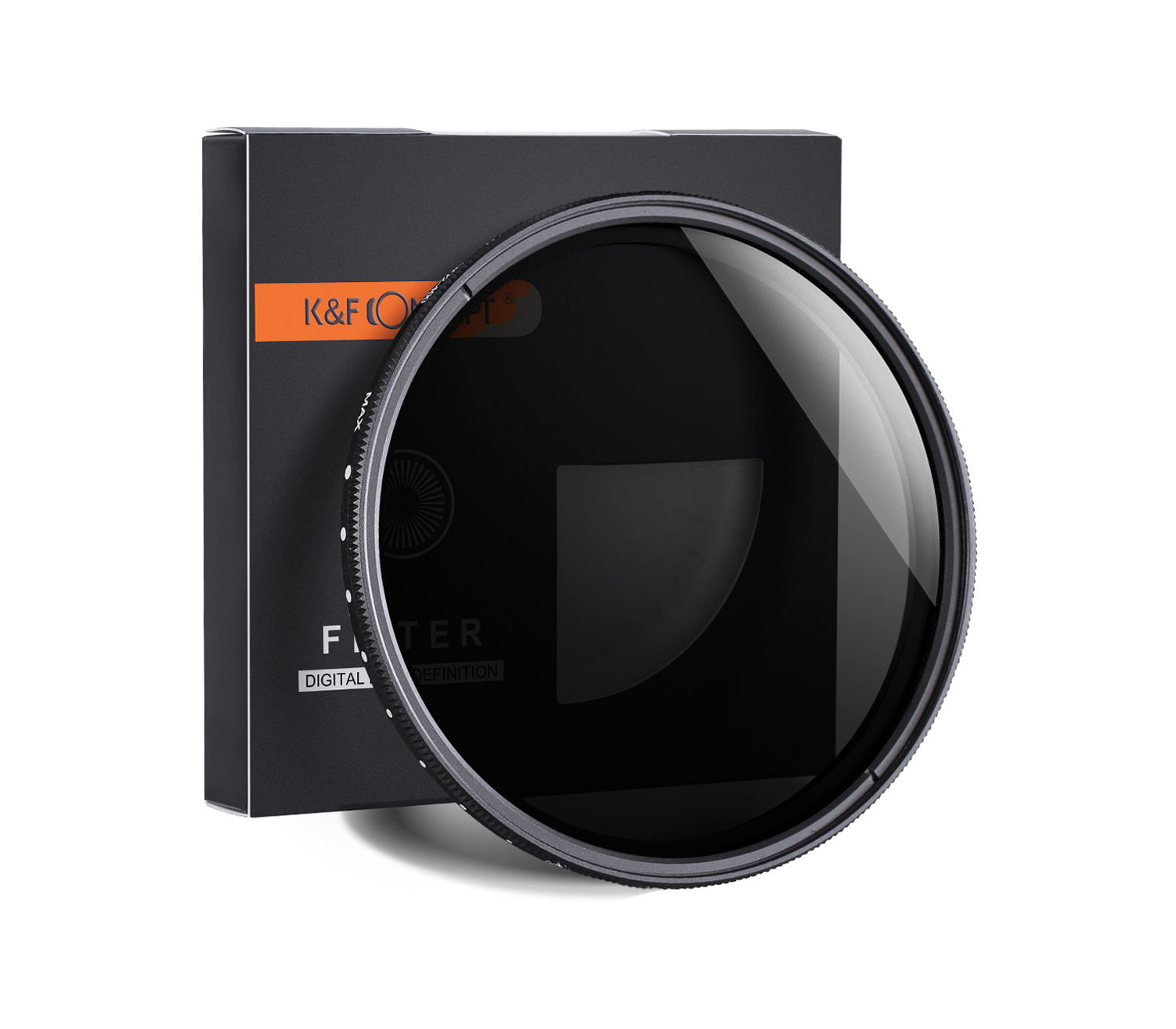 Светофильтр K&F Concept KV32 Slim Variable Fader NDX, ND2-ND400, 77 мм