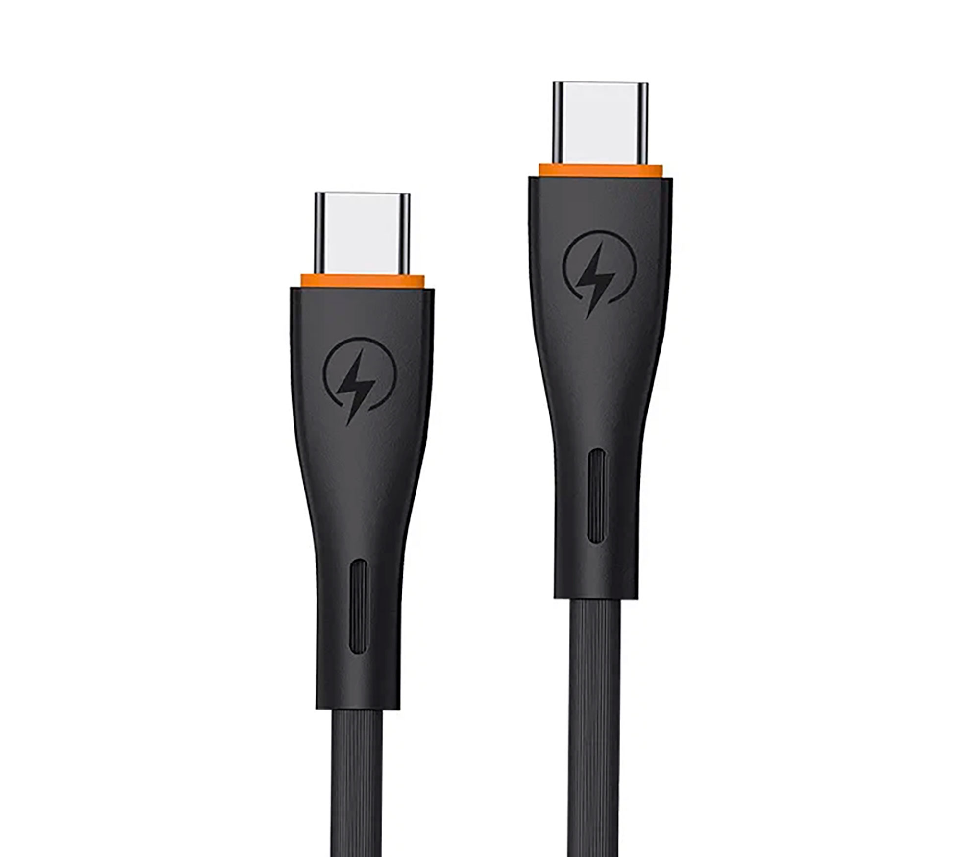 Кабель EOFE CC21, USB-C / USB-C, 3А, ПВХ, 1 метр, черный