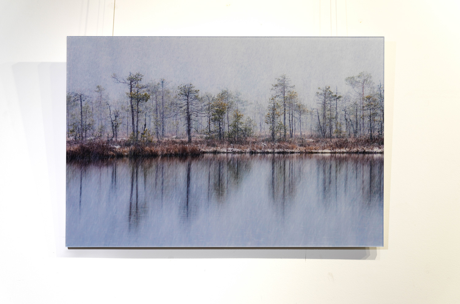 Фотография Первый снег, пластификация 60х90 см