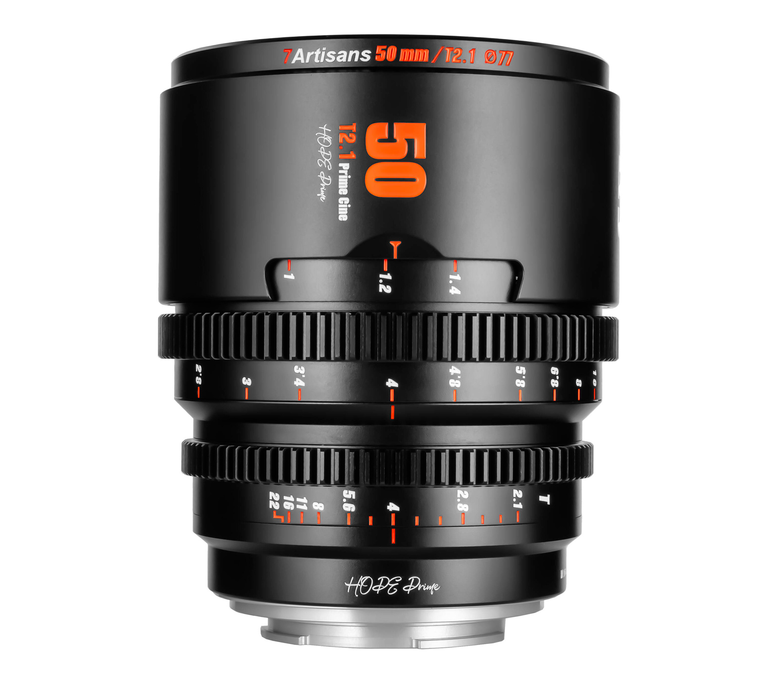 Объектив 7Artisans 50mm T2.1 Hope Prime Micro 4/3, черный