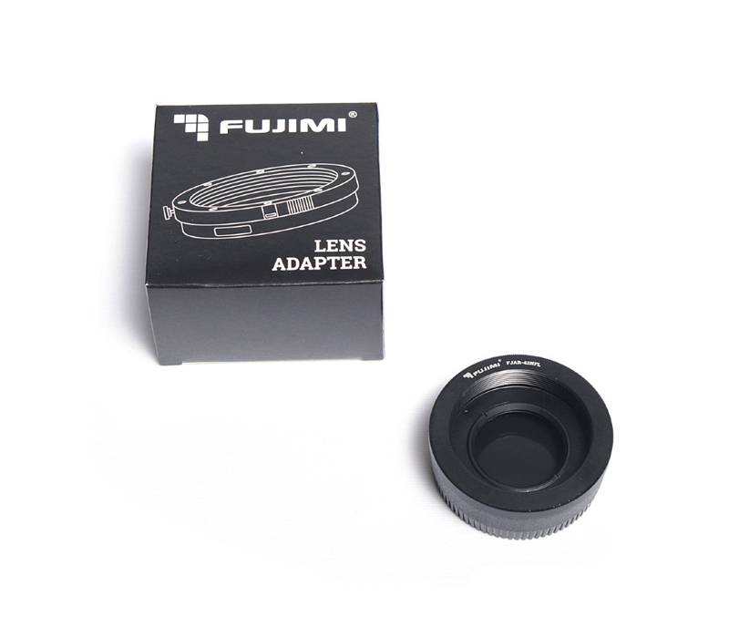 Адаптер Fujimi для объективов M42 на камеры Nikon F, с корректирующей линзой