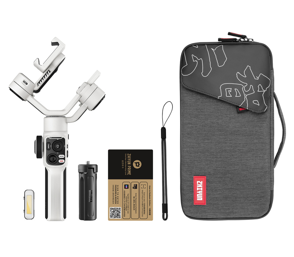 Стабилизатор Zhiyun Smooth 5S Combo Kit для смартфонов, белый