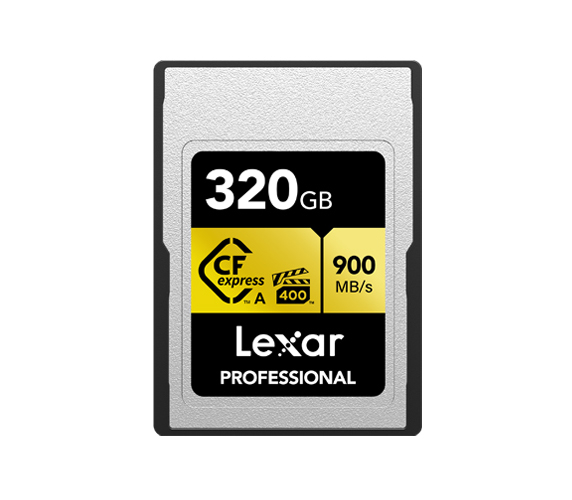 Карта памяти Lexar CFexpress Type A 320GB Professional GOLD Series (R900/W800)