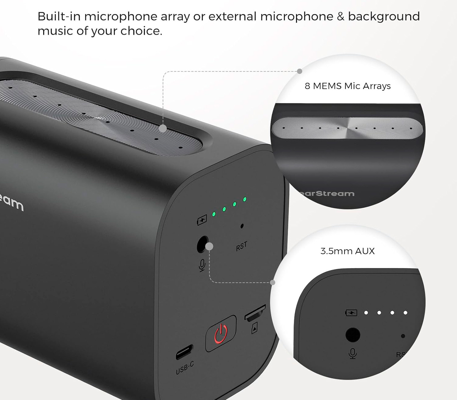 Веб-камера Nearity NearStream VM33, 2K, USB / Wi-Fi, 10х опт. зум