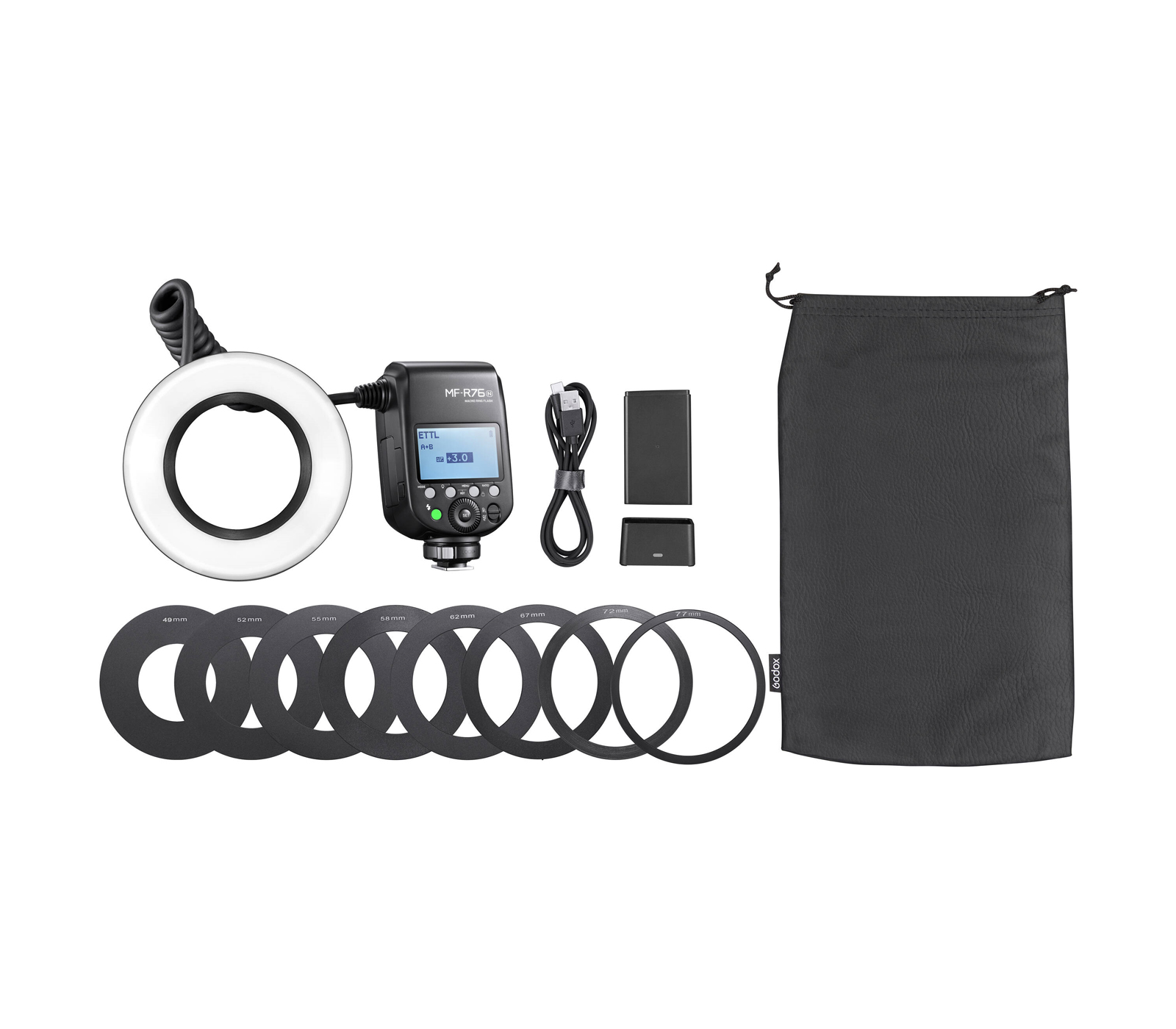 Кольцевая вспышка Godox MF-R76N TTL для Nikon