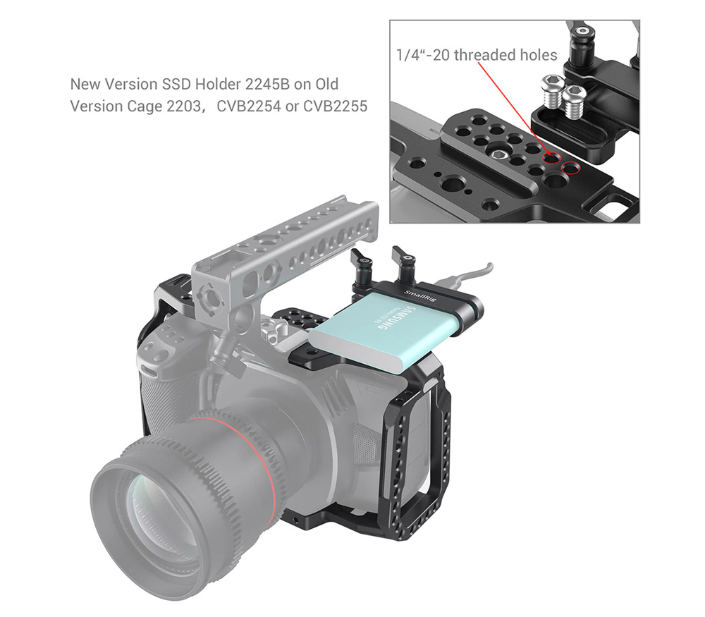 Держатель SmallRig 2245B для SSD диска Samsung T5