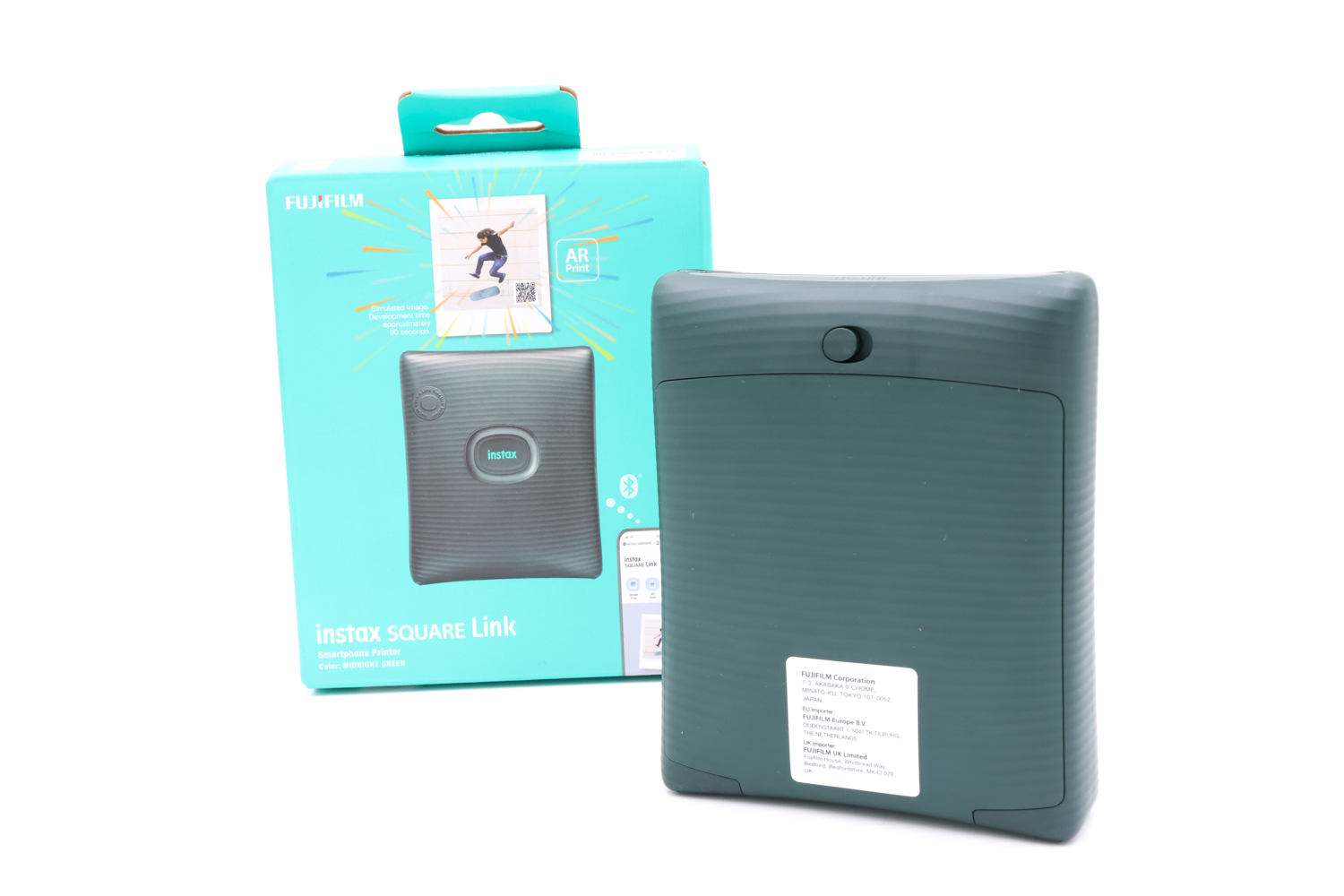 Фотоаппарат моментальной печати Fujifilm Instax Square Link Midnight Green (состояние 5) (б/у)