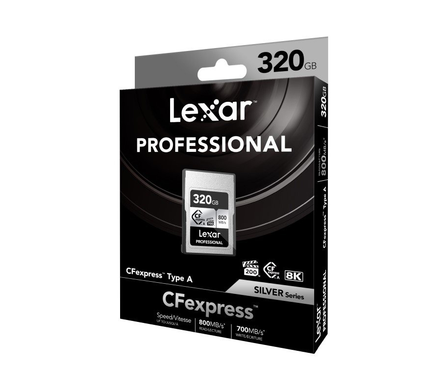 Карта памяти Lexar CFexpress Type A 320GB Professional SILVER Series (R800/W700)
