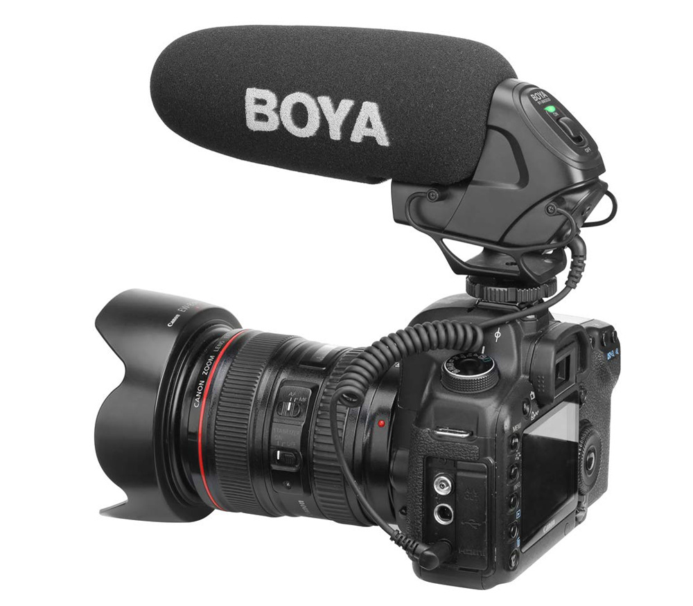 Микрофон Boya BY-BM3030, направленный, моно, 3.5 мм