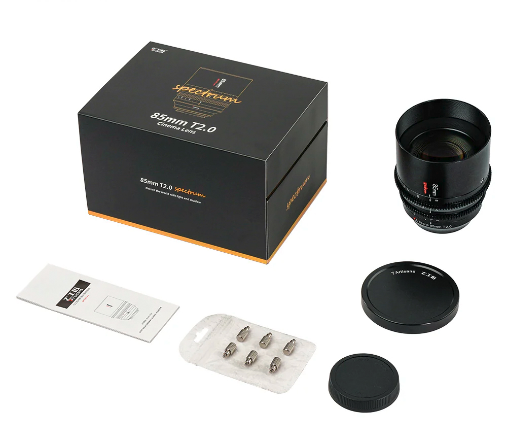 Объектив 7Artisans 85mm T2.0 Sony FE