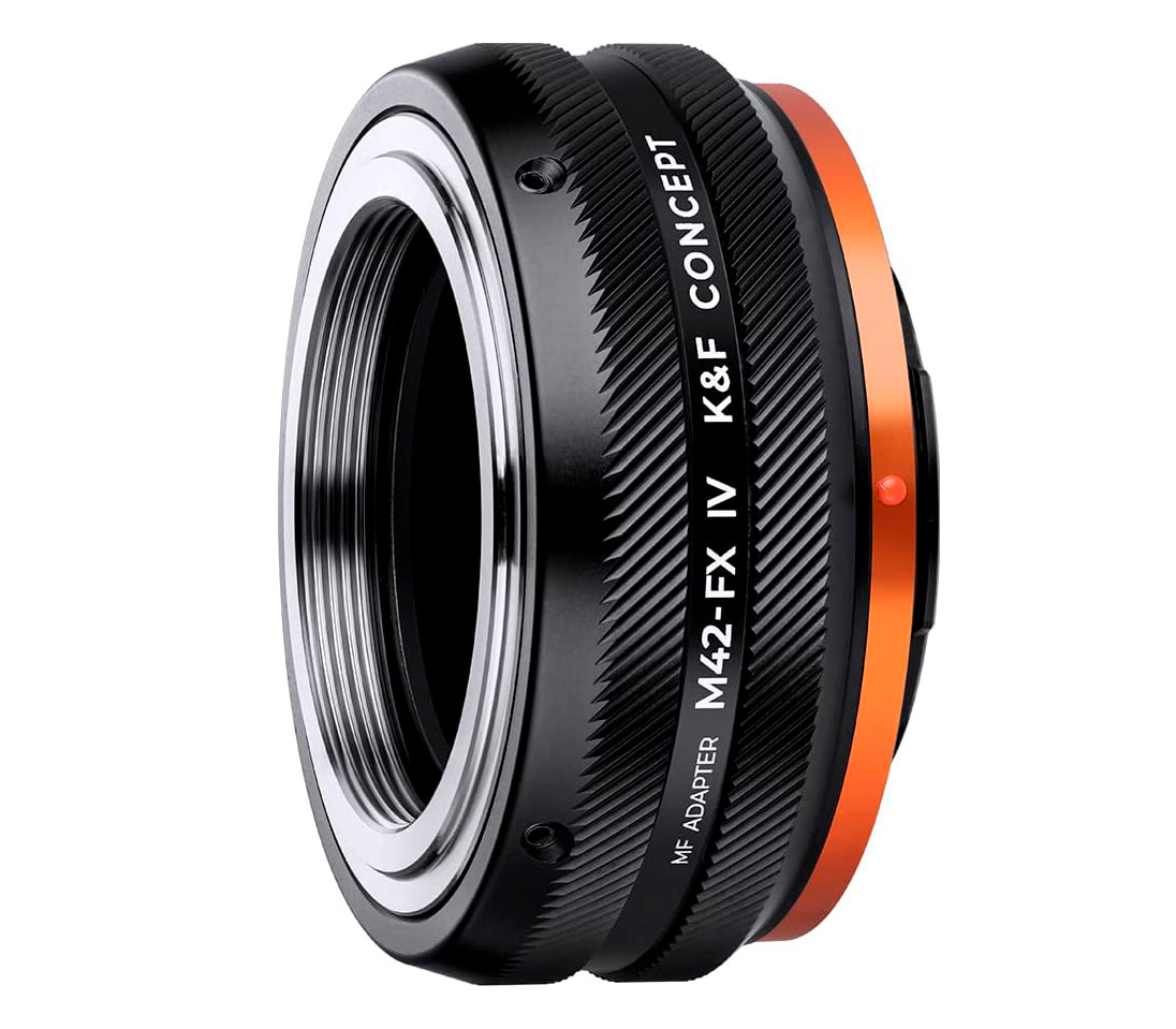 Адаптер K&F Concept M42-FX IV MF, объективы M42 на камеры Fujifilm X-Mount