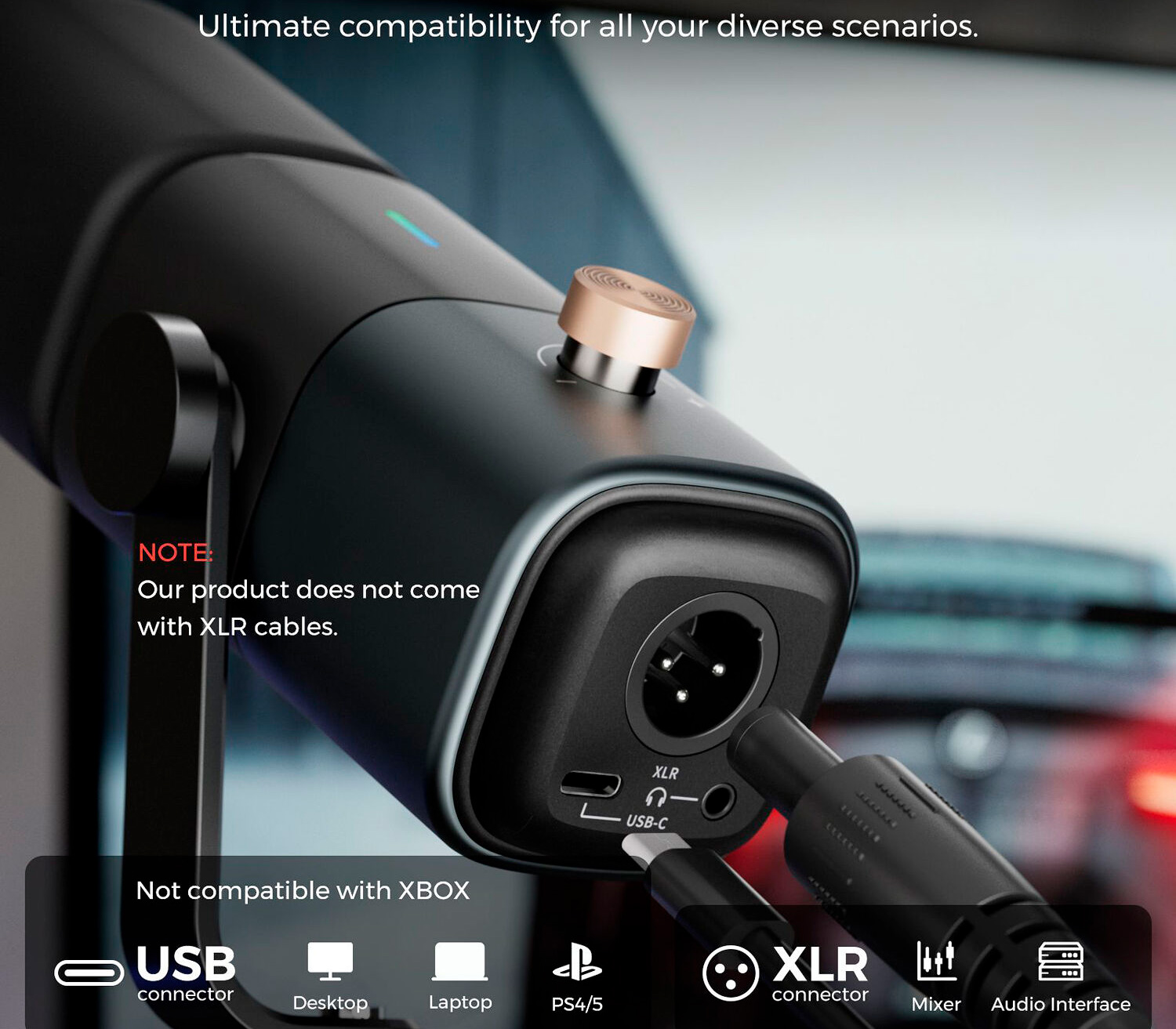 Микрофон Nearity NearStream AM10X-P, USB-C / XLR, с пантографом