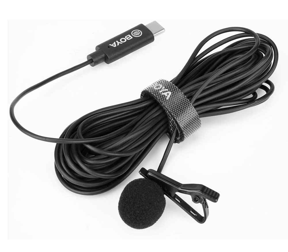 Микрофон Boya BY-M3, петличный, всенаправленный, USB Type-C (уцененный)