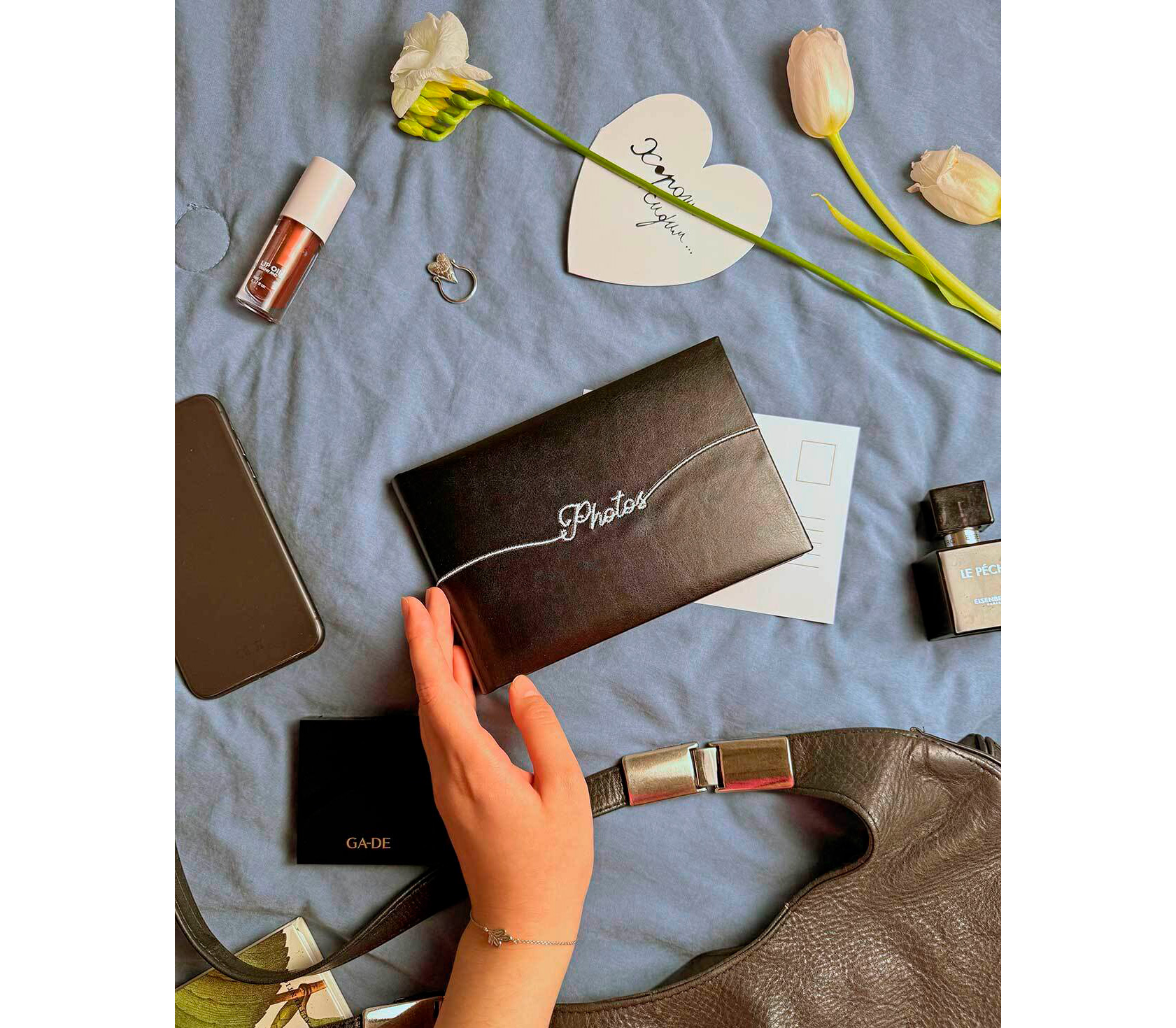 Фотоальбом Полином 10х15 см 36 фото, Черный бумажник