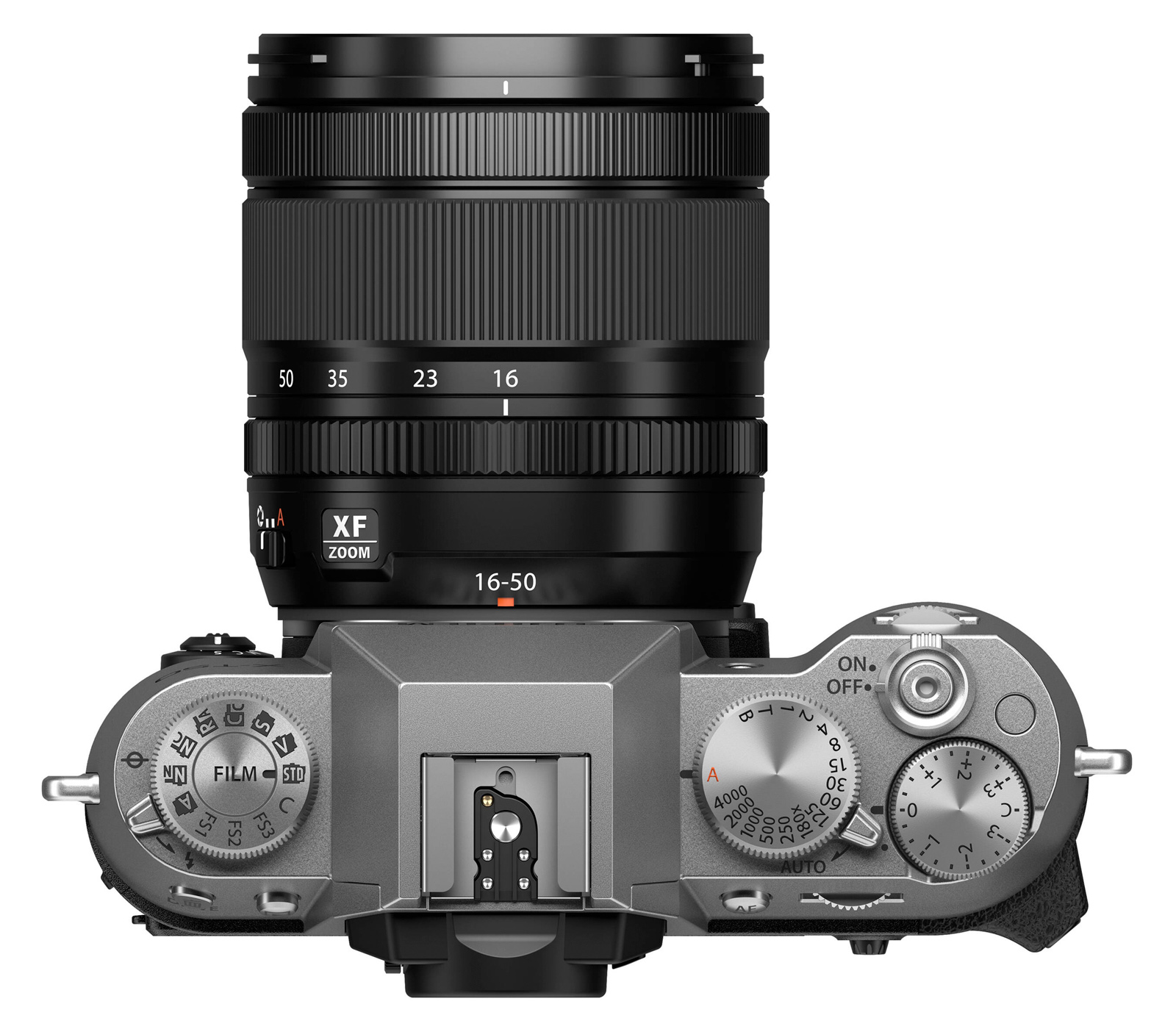 Беззеркальный фотоаппарат Fujifilm X-T50 Kit XF 16-50mm f/2.8-4.8, серебристый