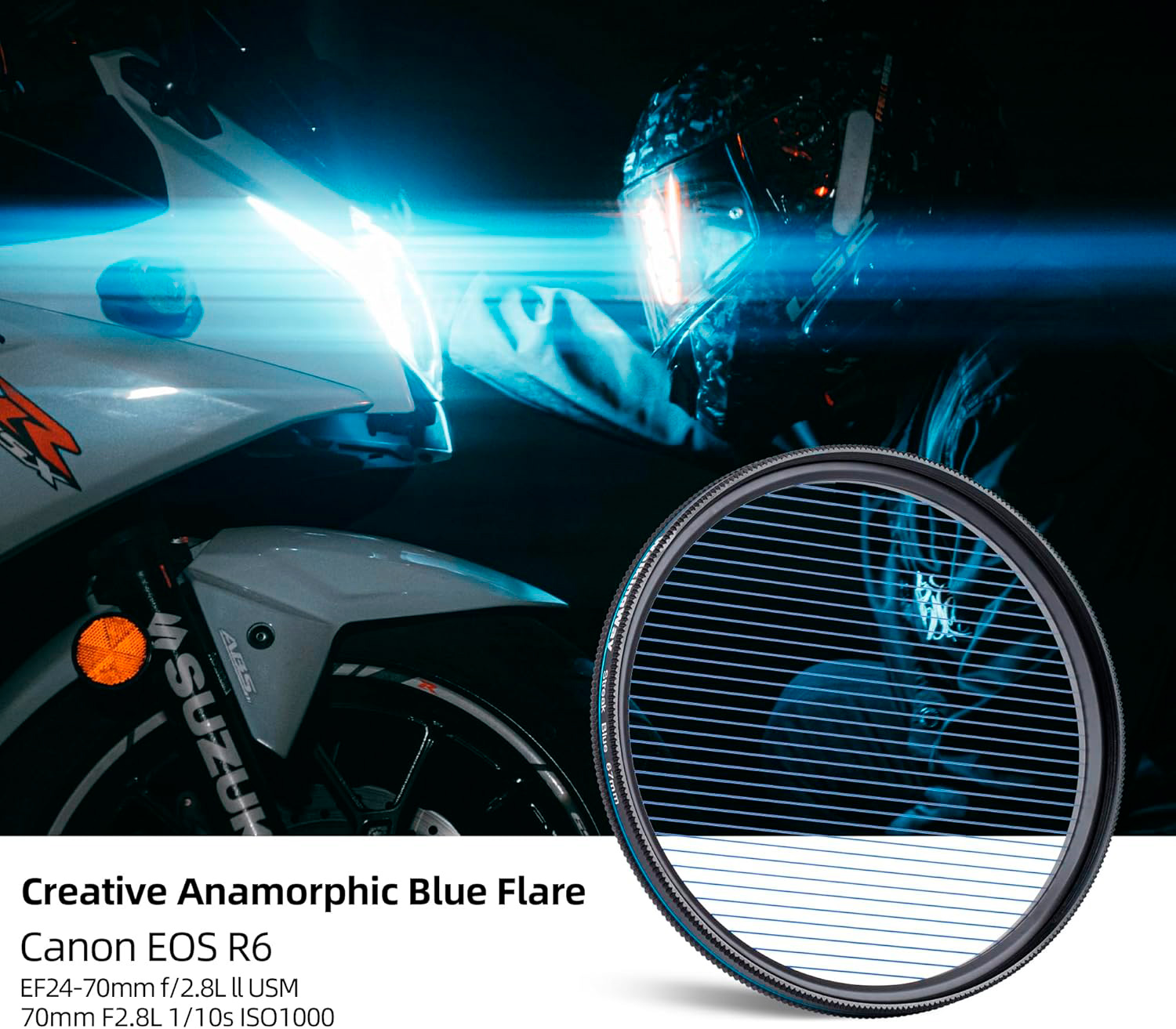 Светофильтр Walking Way Blue Streak 52mm