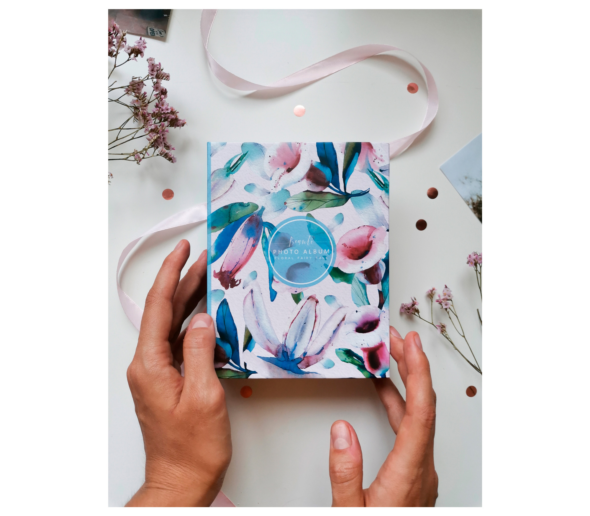 Фотоальбом Полином 10х15 см 100 фото, Flora Art - Колокольчики