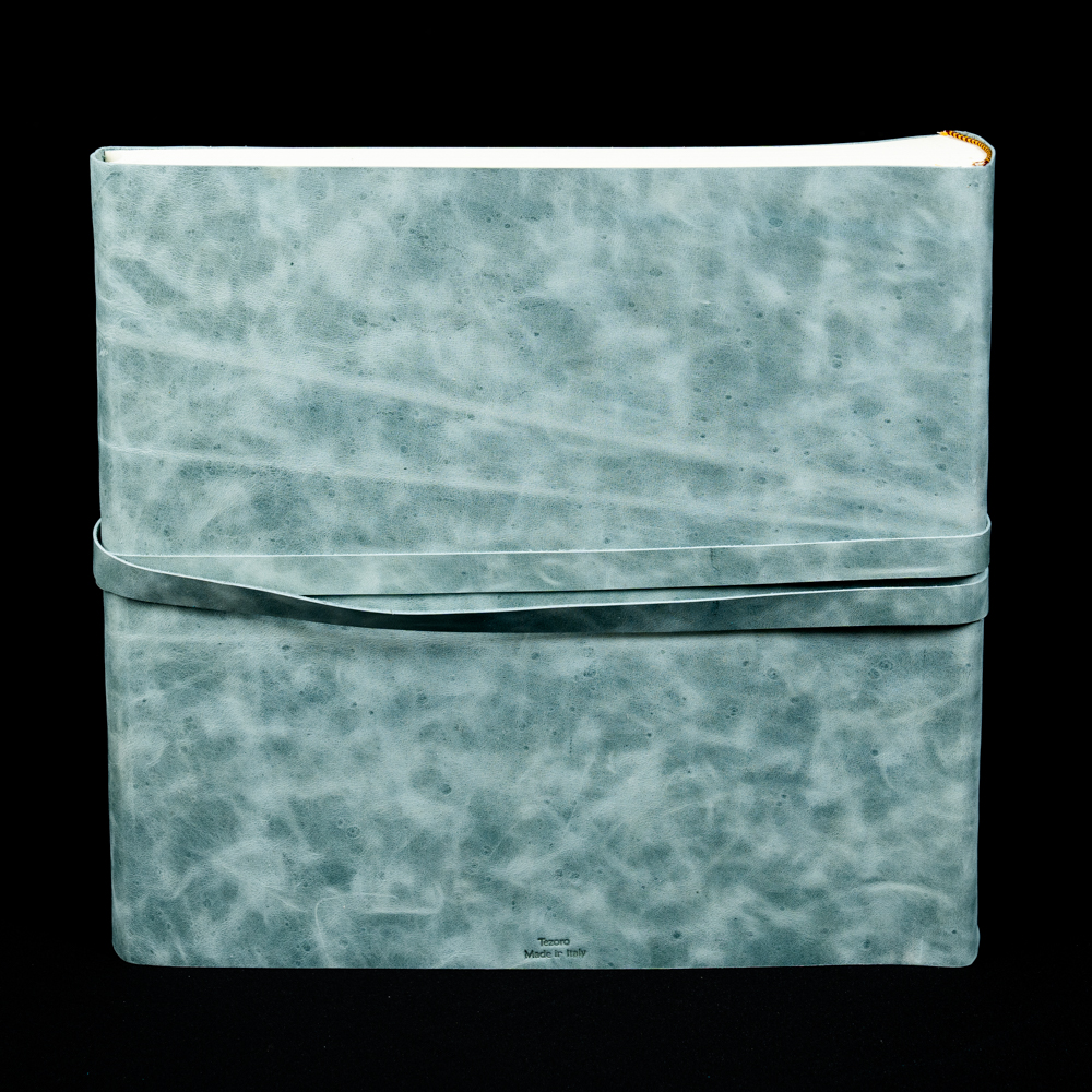 Фотоальбом Florentia Imilia 30x30см, 100 страниц, нат. кожа, зелёный