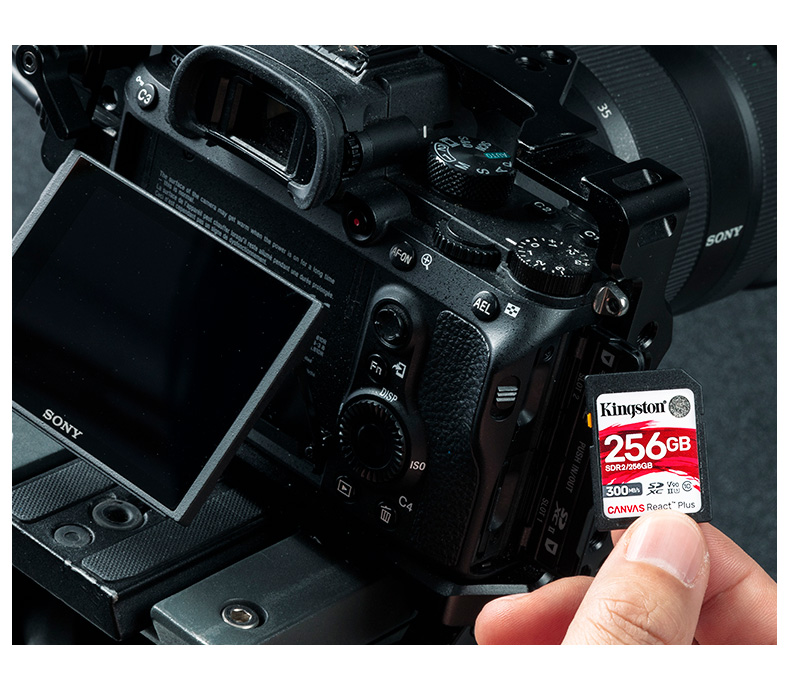 Карта памяти Kingston SDXC 256GB Canvas React Plus UHS-II Class U3 V90 260/300Mb/s