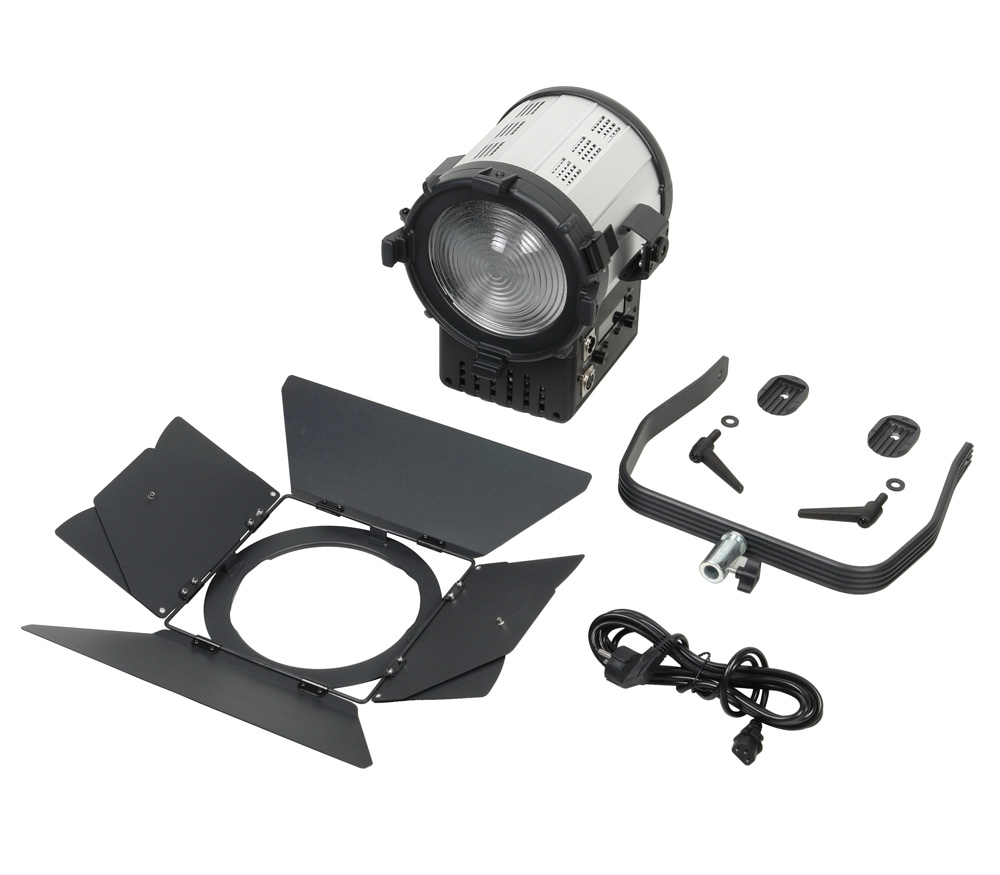 Осветитель GreenBean Fresnel 200 RGB X3 DMX, светодиодный, 200 Вт, 2800-6500К, RGB