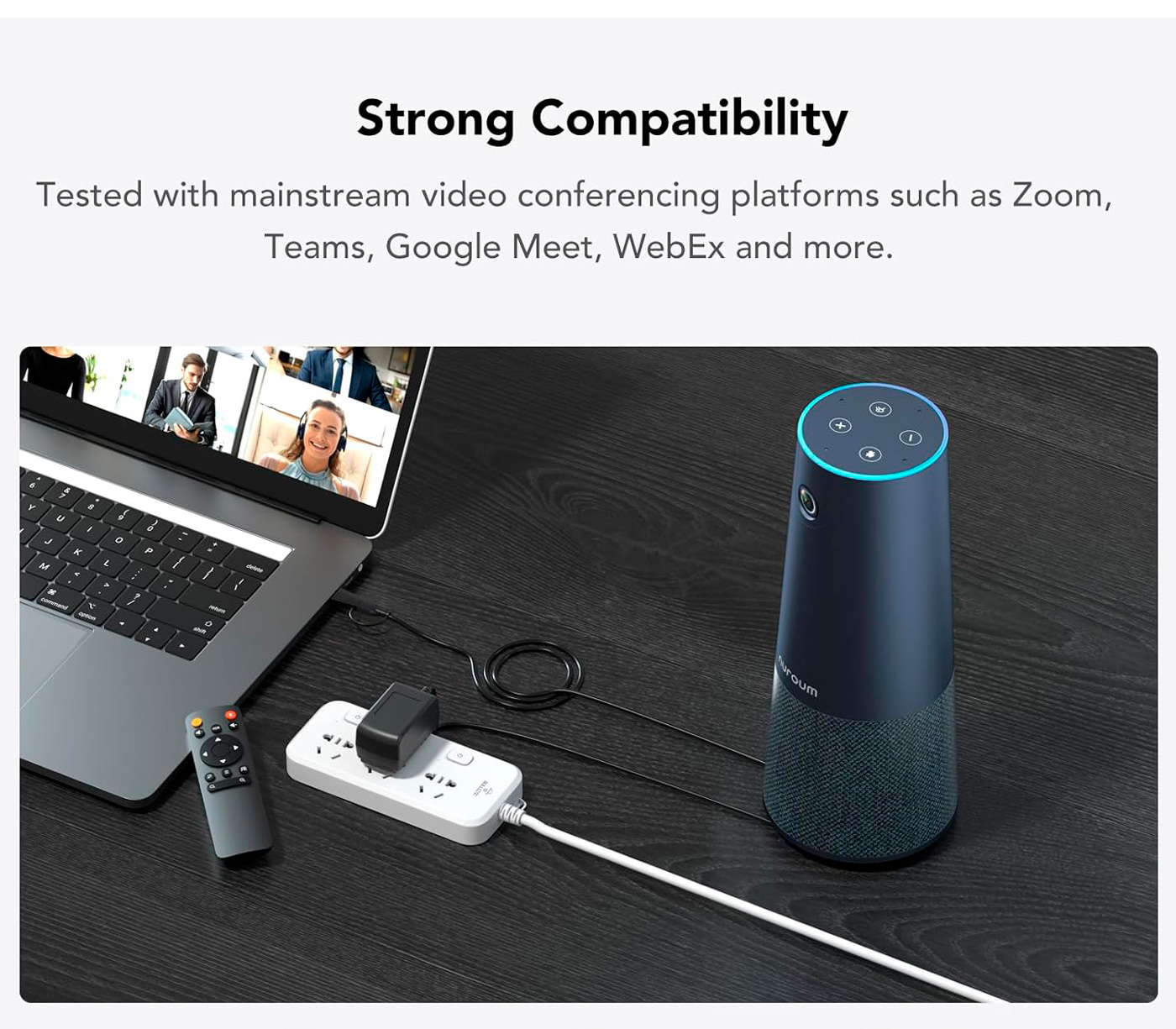 Веб-камера Nearity Nuroum C40, для видеоконференций, 120°, динамик