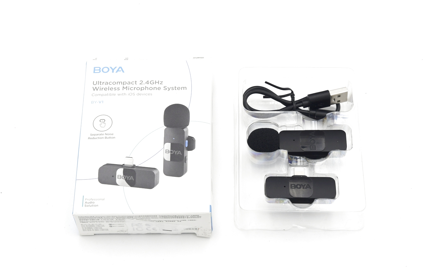 Беспроводная система Boya BY-V2, 2.4 ГГц (состояние 5-) (б/у)