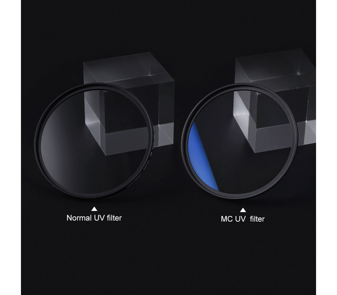 Светофильтр K&F Concept HMC UV, Blue Coated, 52 мм