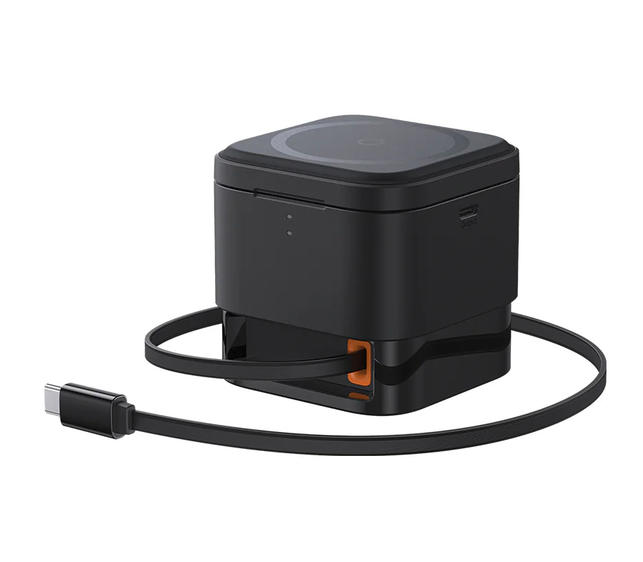 Беспроводное зарядное устройство Baseus MagPro 2 в 1, черное