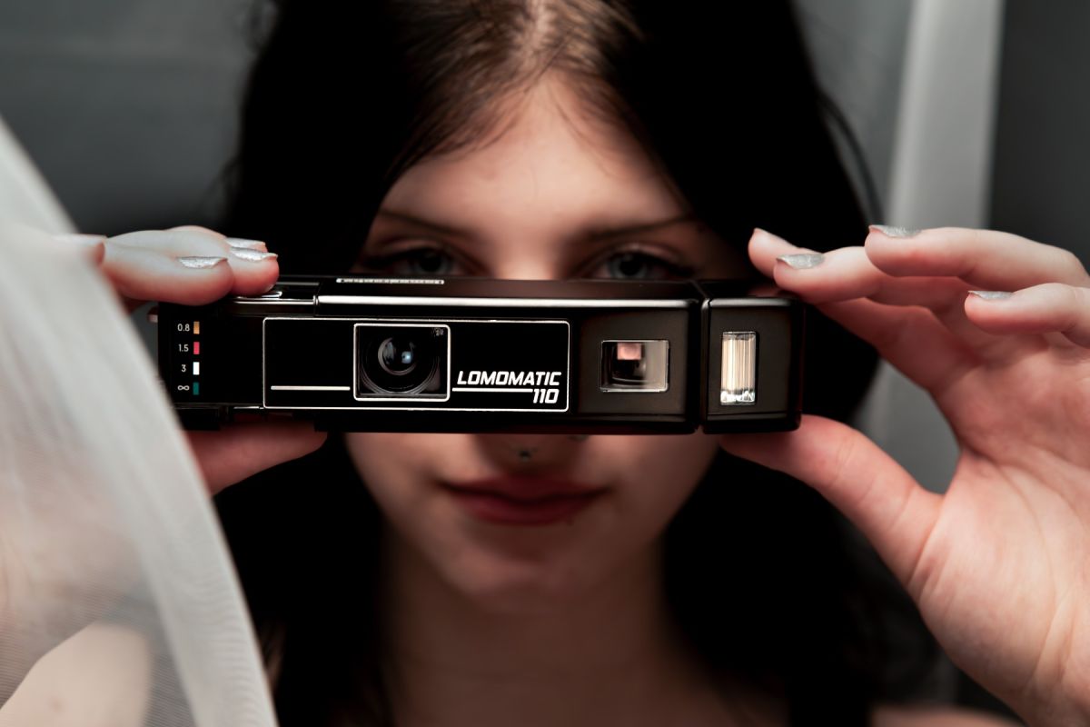 Фотоаппарат Lomography Lomomatic 110 Camera & Flash Metal Nocturne