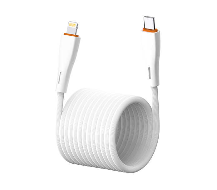 Кабель EOFE CL21, USB-C / Lightning, ПВХ, 1 м, белый (уцененный)