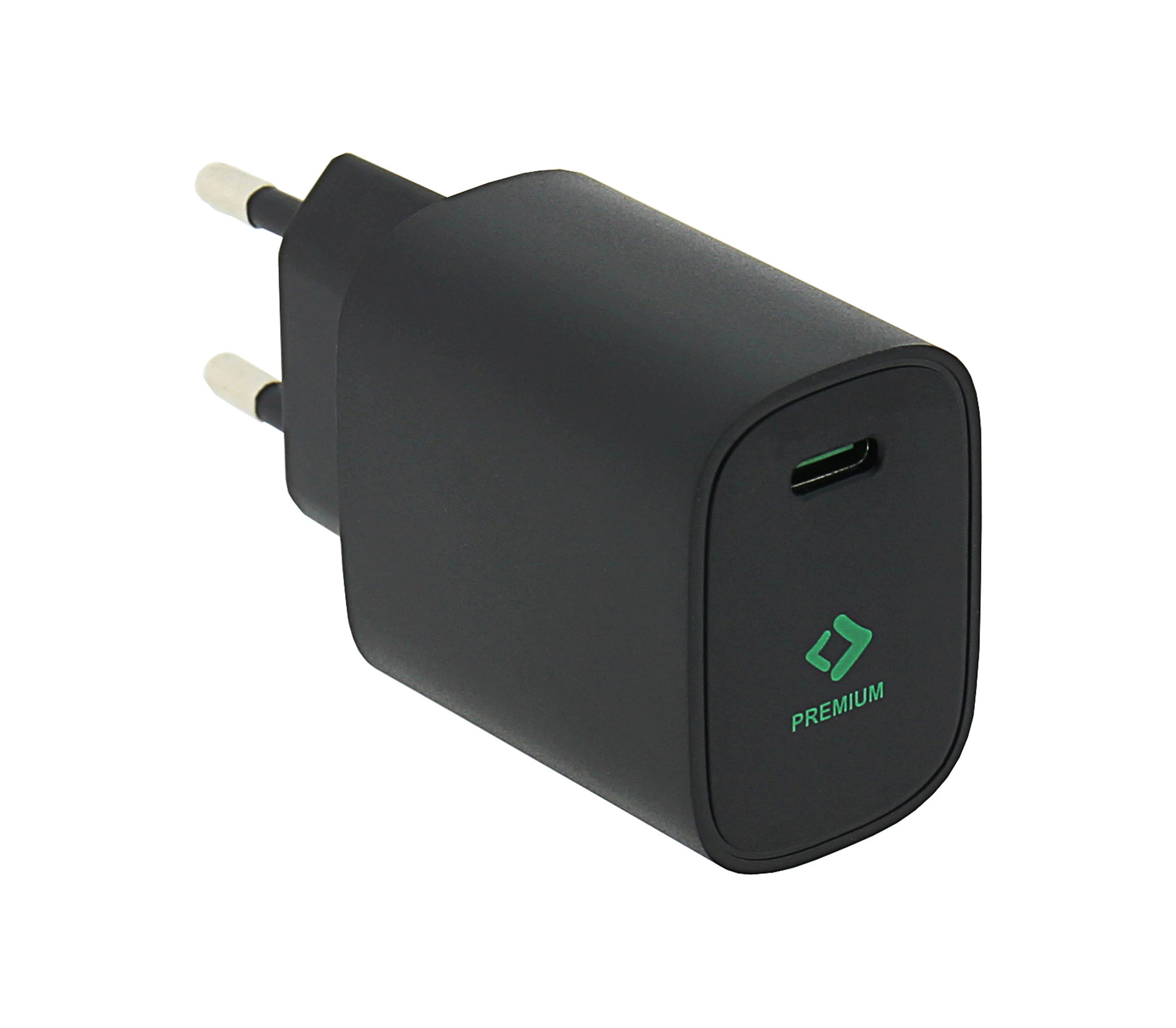 Сетевое зарядное устройство Patona 2591 PD20W, USB-C, черное