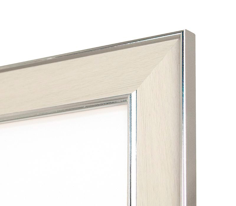 Фоторамка Мирам 10х15 см бежевая с серебром (653368-4)