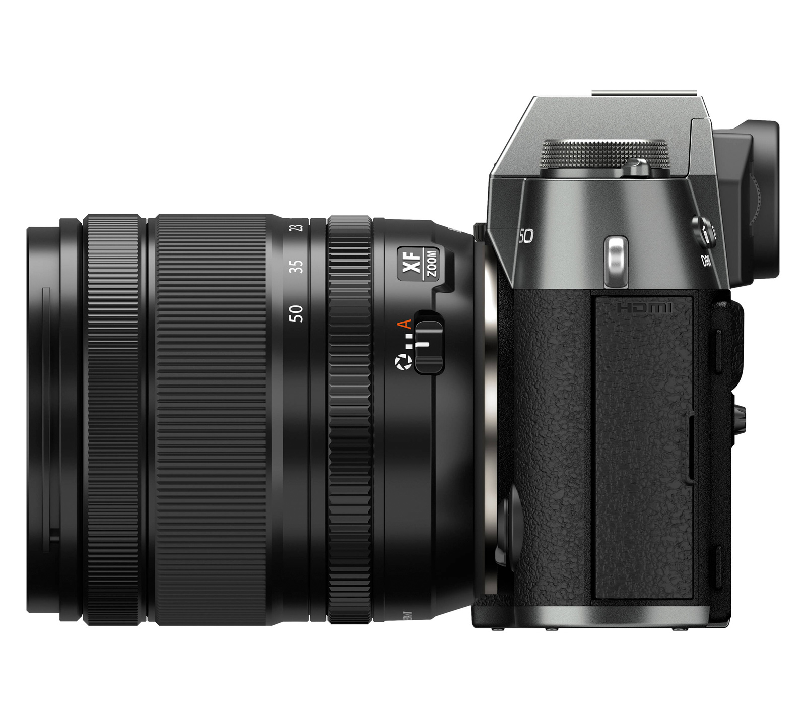 Беззеркальный фотоаппарат Fujifilm X-T50 Kit XF 16-50mm f/2.8-4.8, угольно-серебристый