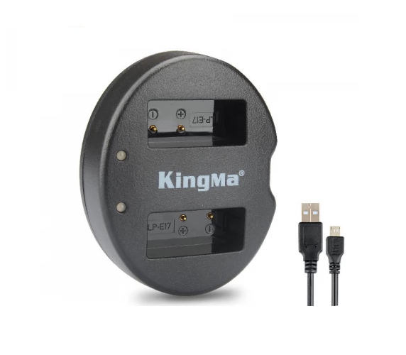 Зарядное устройство Kingma BM015-LPE17, USB, для 2х Canon LP-E17
