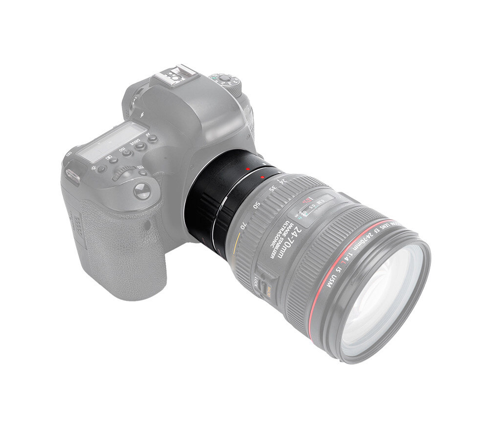 Набор удлинительных колец JJC AET-CS2, 12 мм, 25 мм для Canon EF / EF-S