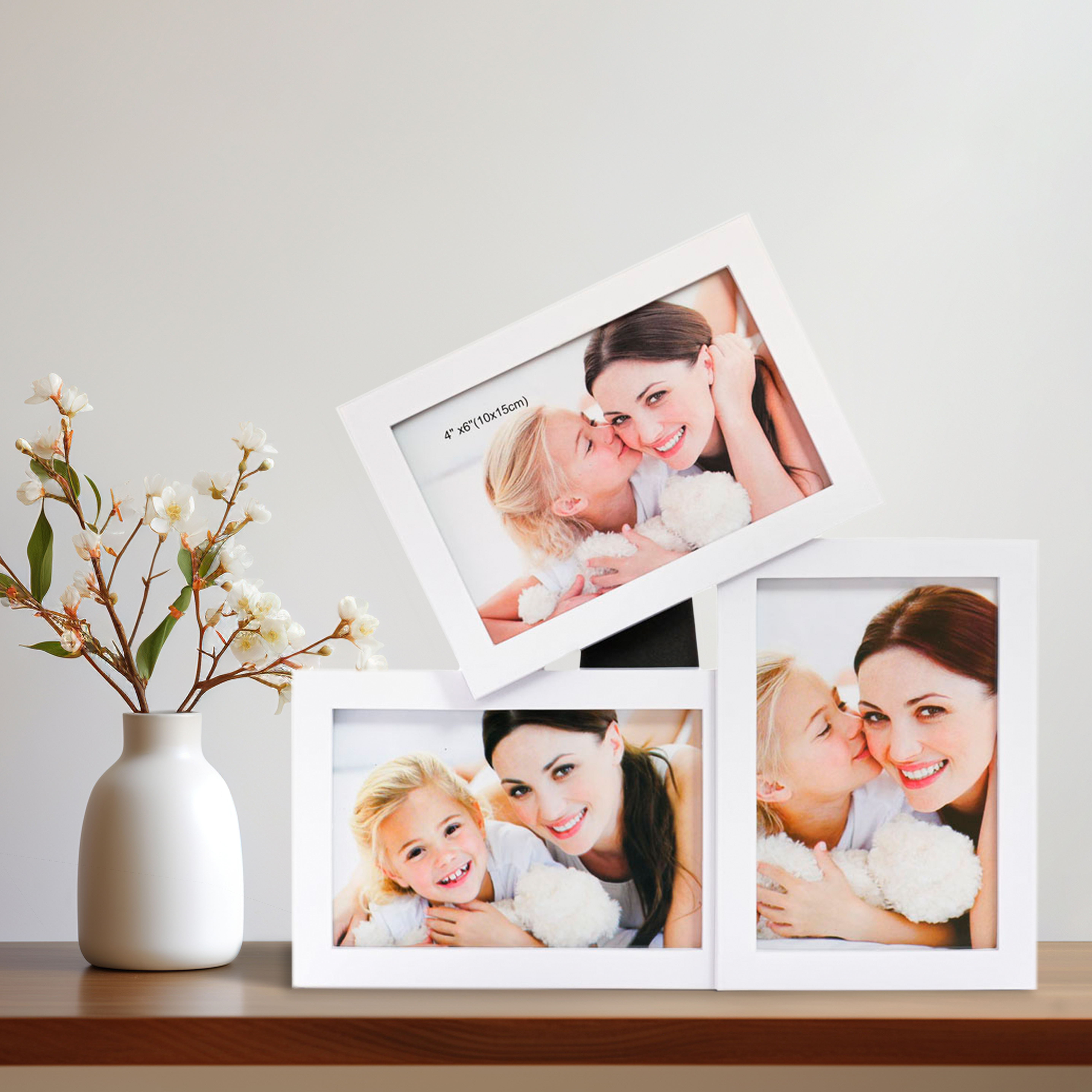 Мультирамка Fotografia на 3 фото 10х15, белая