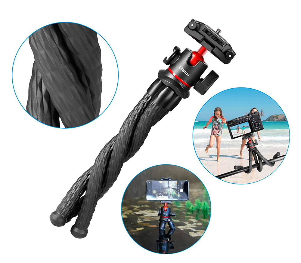 Штатив Ulanzi MT-33, multifunctional octopus tripod, с шаровой головой (уцененный)