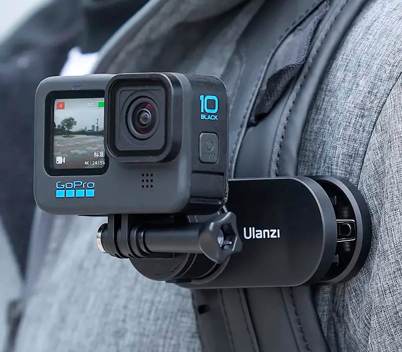 Магнитная клипса Ulanzi Go-Quick II Backpack Strap Clip для экшн-камер